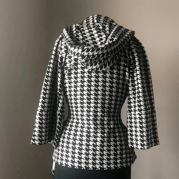 Houndstooth Tie Jacket - Picture 2 of 5